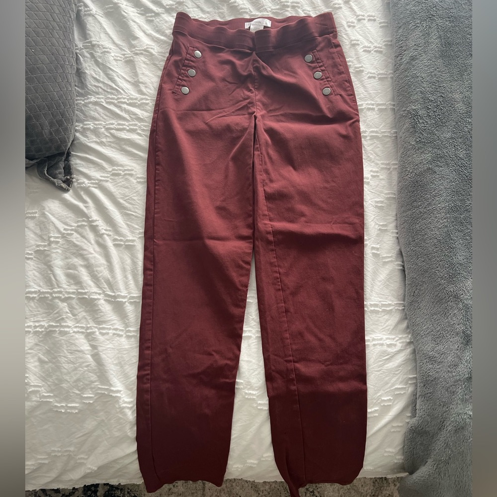 Maroon Pants